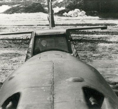 „Uffz. Helmut Wieland in seiner Bf 109“